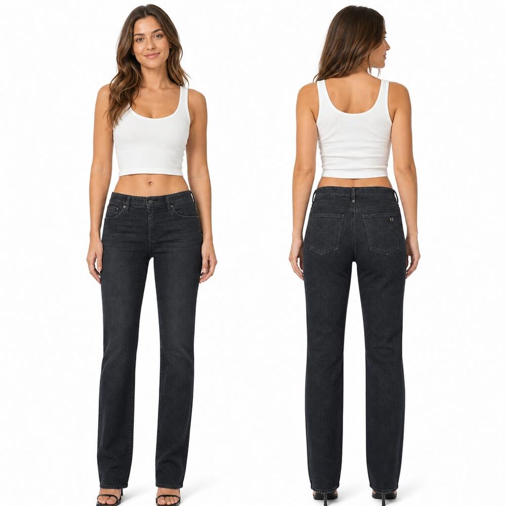 Habitual Women's 28 Indigo-Dyed Jeans Straight Bootcut Classic Dark Wash - NWT